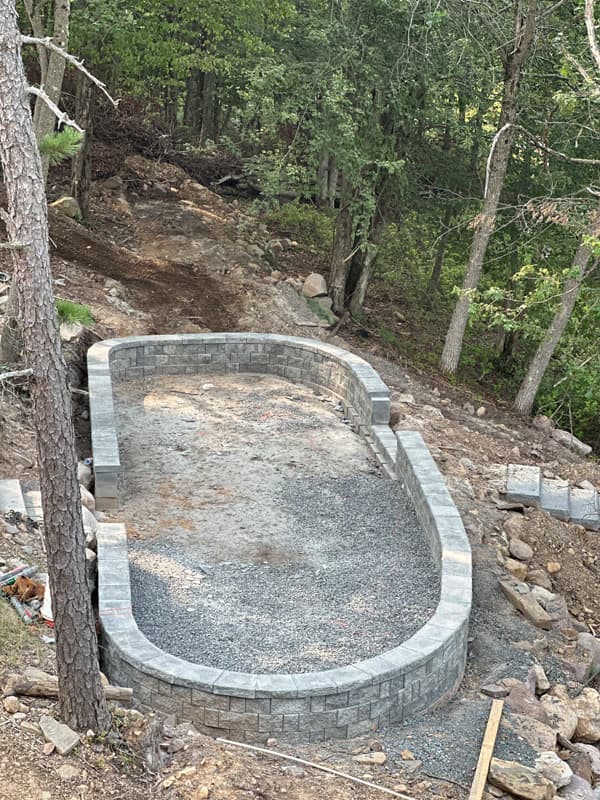 Vista Hermosa landscaping project