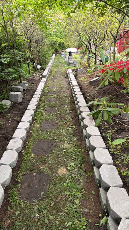 Vista Hermosa landscaping project